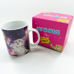 Koffietas Cat in space